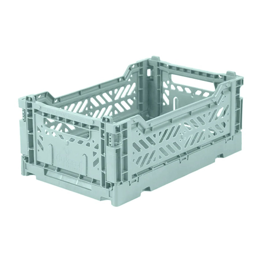 Aykasa Folding Minibox Colour Crate - Arctic Blue - Storage