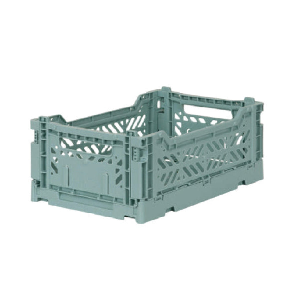 Aykasa Folding Minibox Colour Crate - Teal - Storage