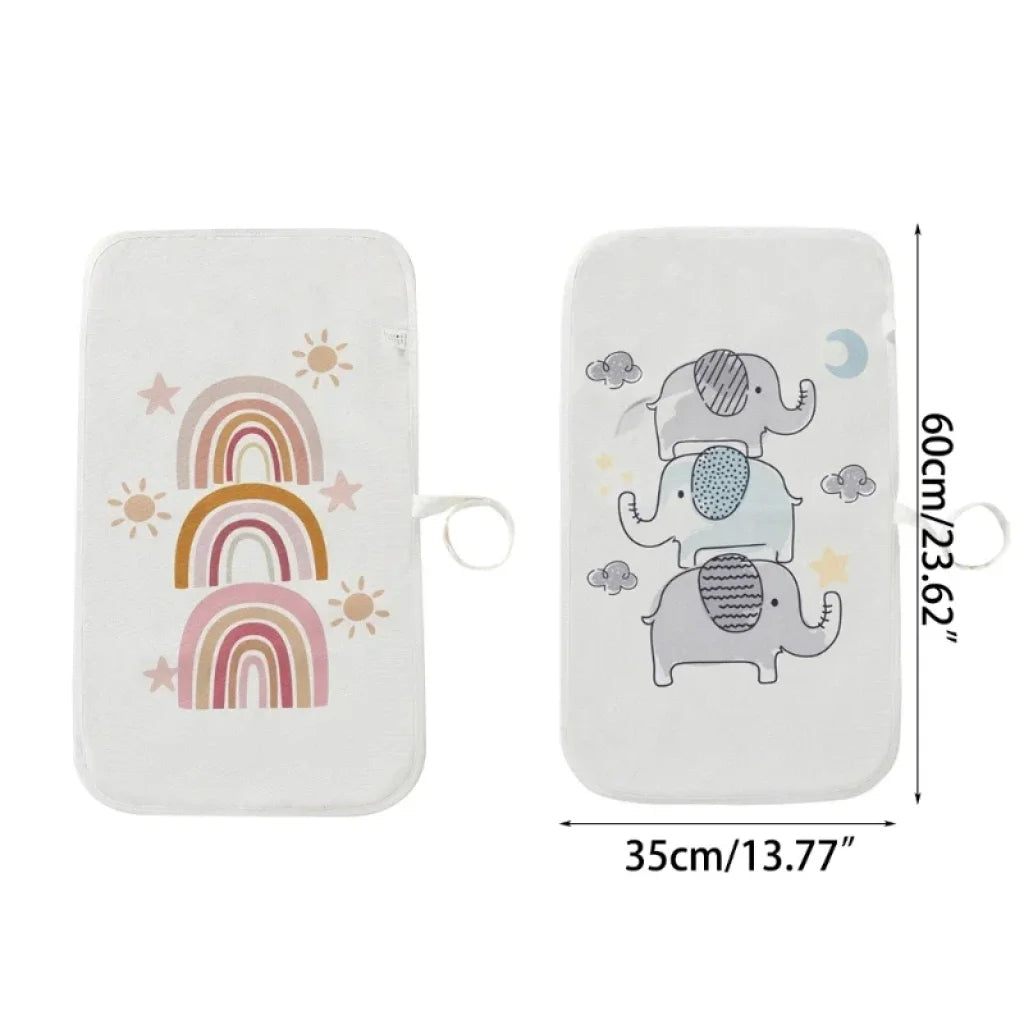 Baby Changing Mat Reusable Waterproof 14X24Inch