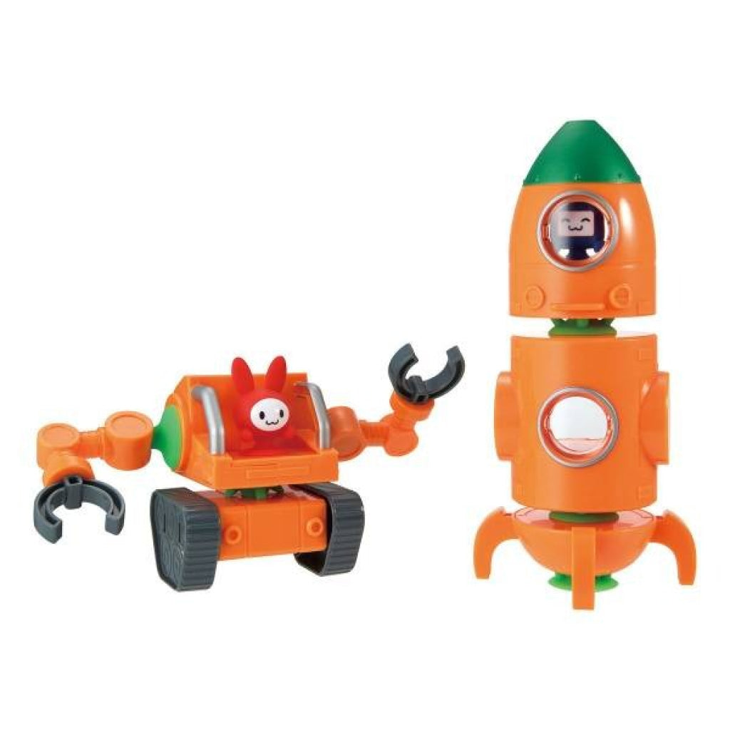 Bandai QBINE- Pitatto Mega Usa Rocket Combine Set - QBine