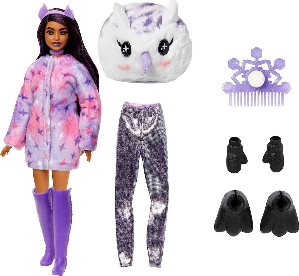 Barbie Cutie Reveal Fantasy Series Doll With Owl Plush Costume