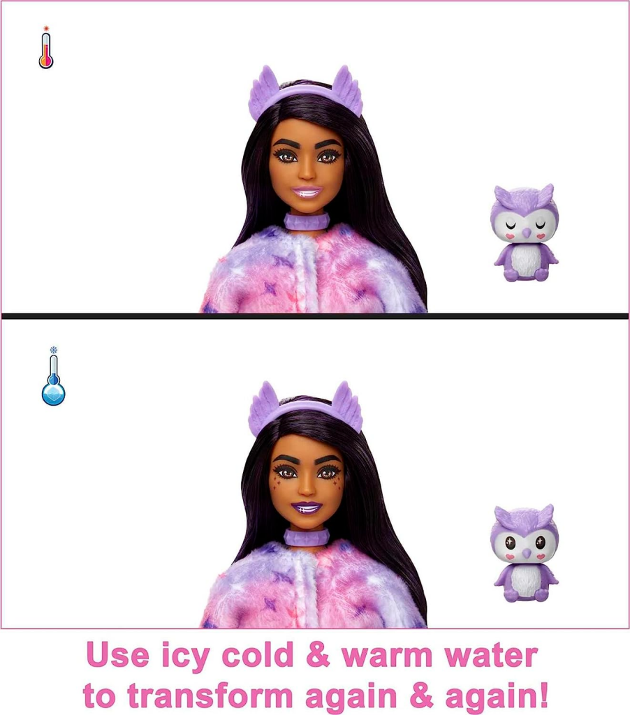 Barbie Cutie Reveal Fantasy Series Doll With Owl Plush Costume