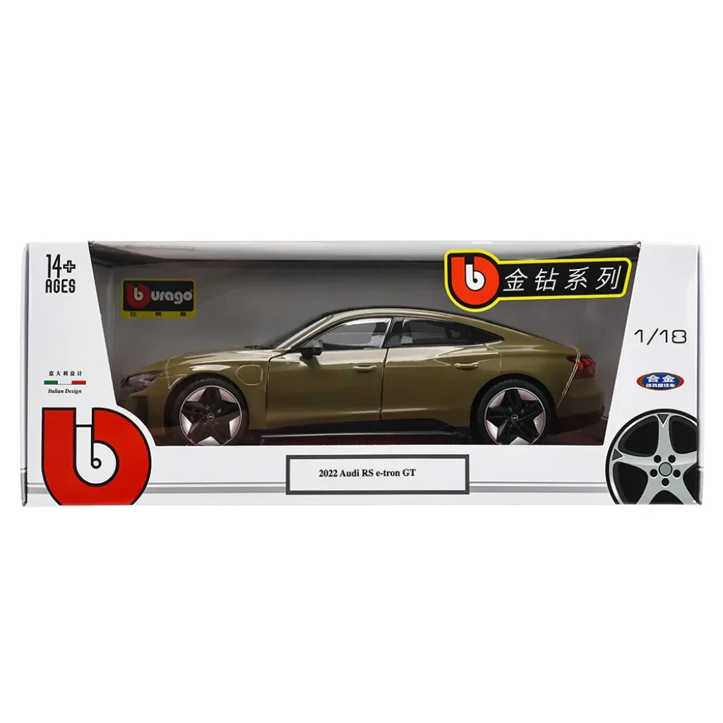 Bburago 1:18 2022 Audi Rs E-Tron Gt Alloy Luxury Vehicle Diecast