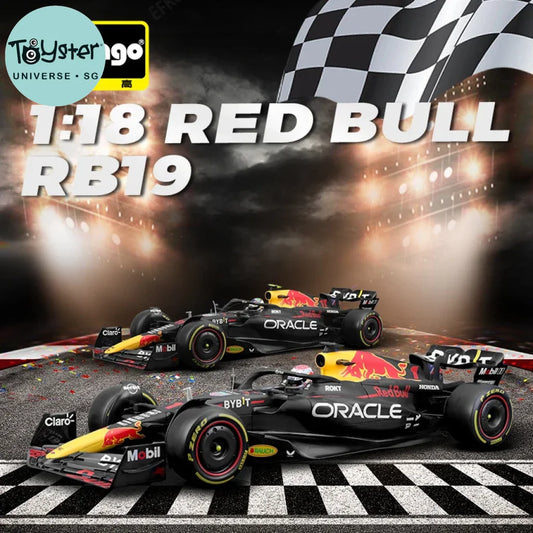 Bburago 1:18 2023 Red Bull Rb19 F1 Racing Model Champion World Max Verstappen Diecast Alloy
