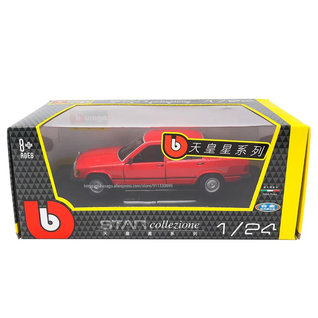 Bburago 1:24 1987 Mercedes Benz 190E Alloy Racing Car Alloy Luxury Vehicle Diecast