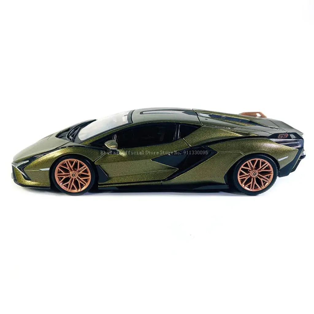 Bburago 1:24 Scale New Lamborghini Sian Fkp 37 Alloy Luxury Vehicle Diecast