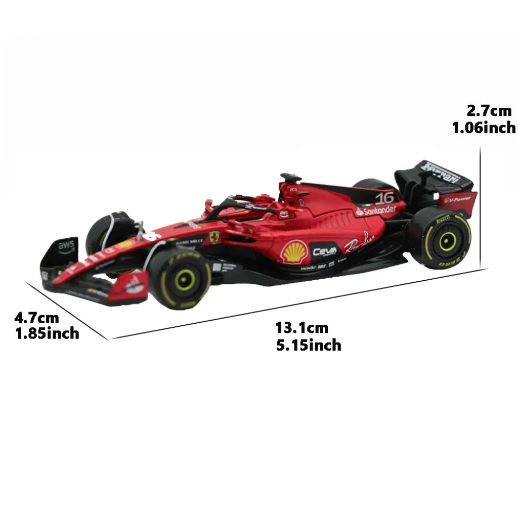 Bburago 1:43 2023 F1 Ferrari Sf23 Formula 1 Red Bull Rb19 Racing Alloy Diecast