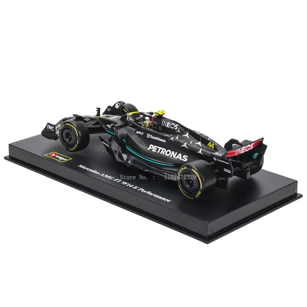 Bburago 1:43 W14 2023 44# Hamilton Mercedes-Amg Petronas F1 Team #63 Russell Alloy Car Die Cast