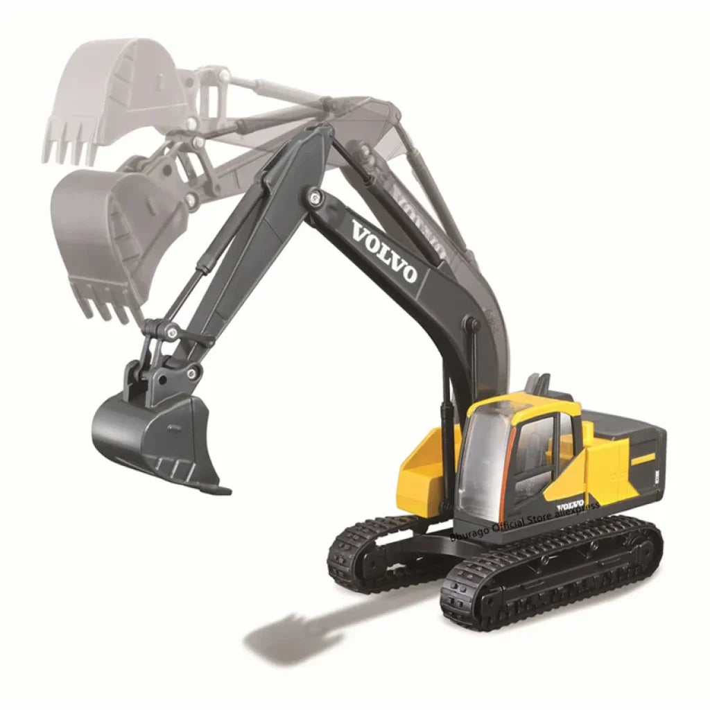 Bburago 1:50 Volvo Excavator Engineering Vehicle Model Alloy