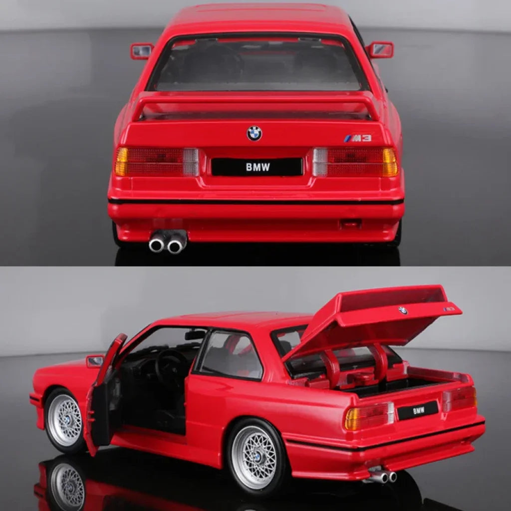 Bburago 1998 Bmw M3 (E30) Sports Cars Model 1:24 Scale Alloy