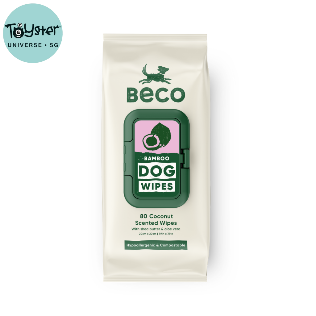 Beco Bamboo Dog Wipes Coconut Scented