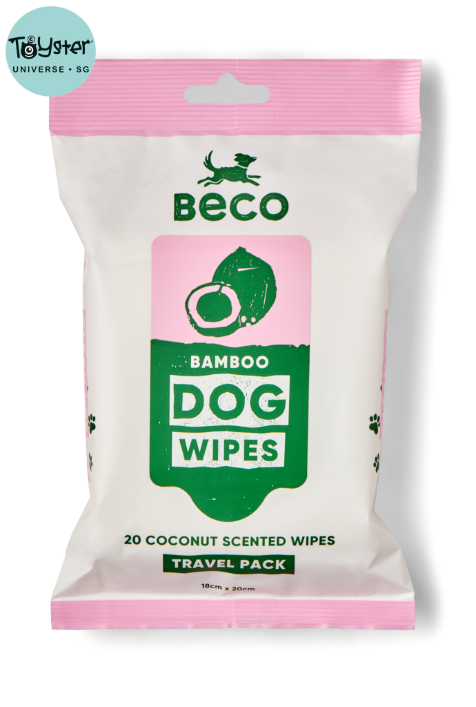 Beco Bamboo Travel Wipes Coconut Scented – 20pk Soft & Compact