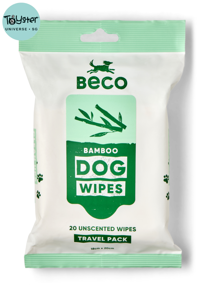 Beco Bamboo Travel Wipes Unscented – 20pk Soft & Compact