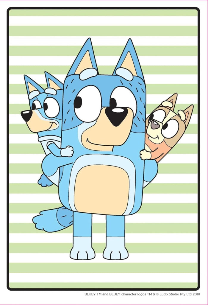 Bluey Colortivity- My First Painting - Bluey