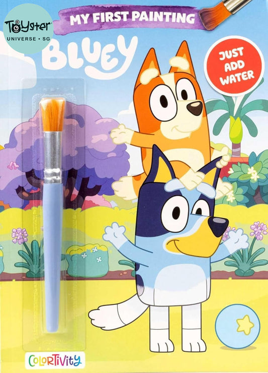 Bluey Colortivity- My First Painting - Bluey