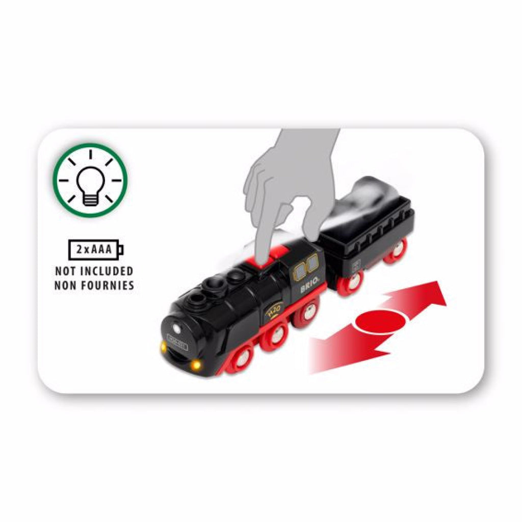 Brio Battery-Operated Steaming Train Brio