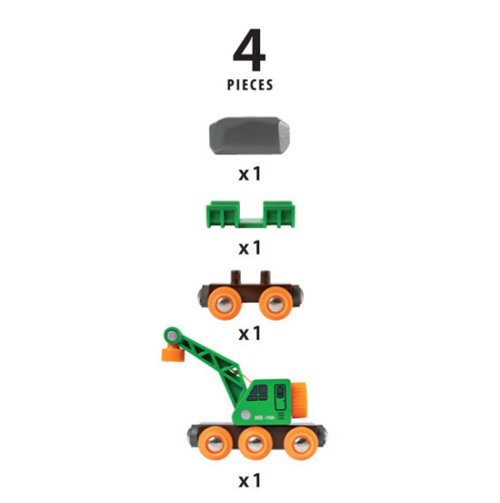 Brio Clever Crane Wagon Brio