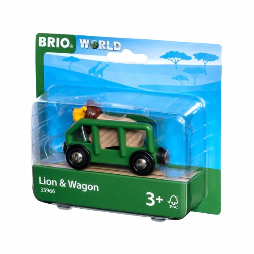 Brio Lion And Wagon Brio