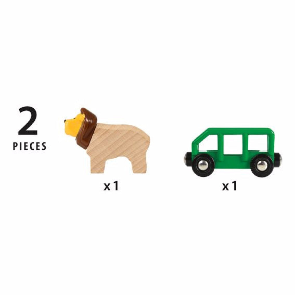 Brio Lion And Wagon Brio