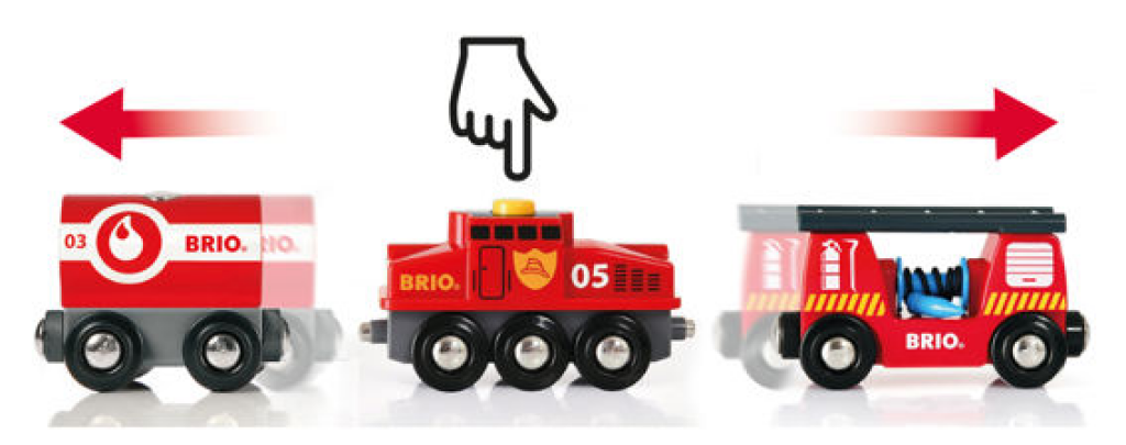 Brio Rescue Firefighting Train Brio