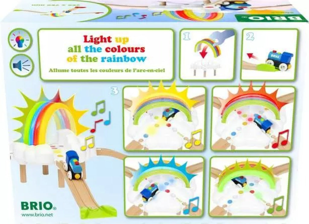 BRIO World My First Railway Light Up Rainbow Set - Brio