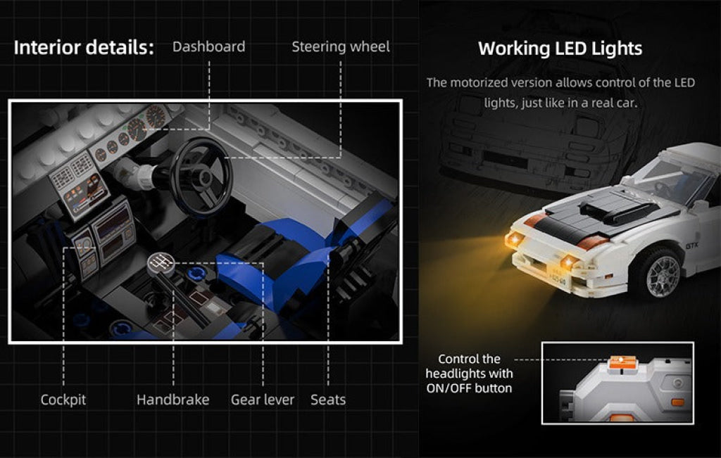Cada Initial D 1: 12 Mazda Rx-7 Fc3S C61022W - Non-Motorized