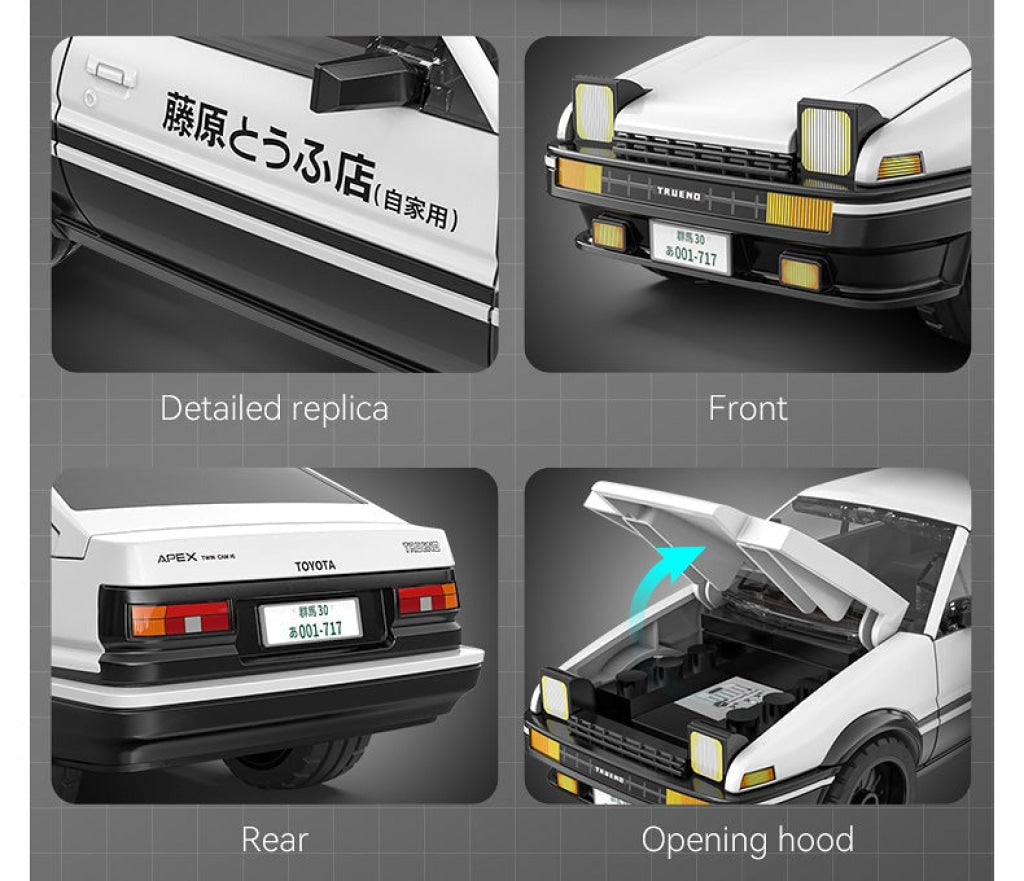 Cada Initial D 1:35 Toyota Trueno Ae86 C55018W