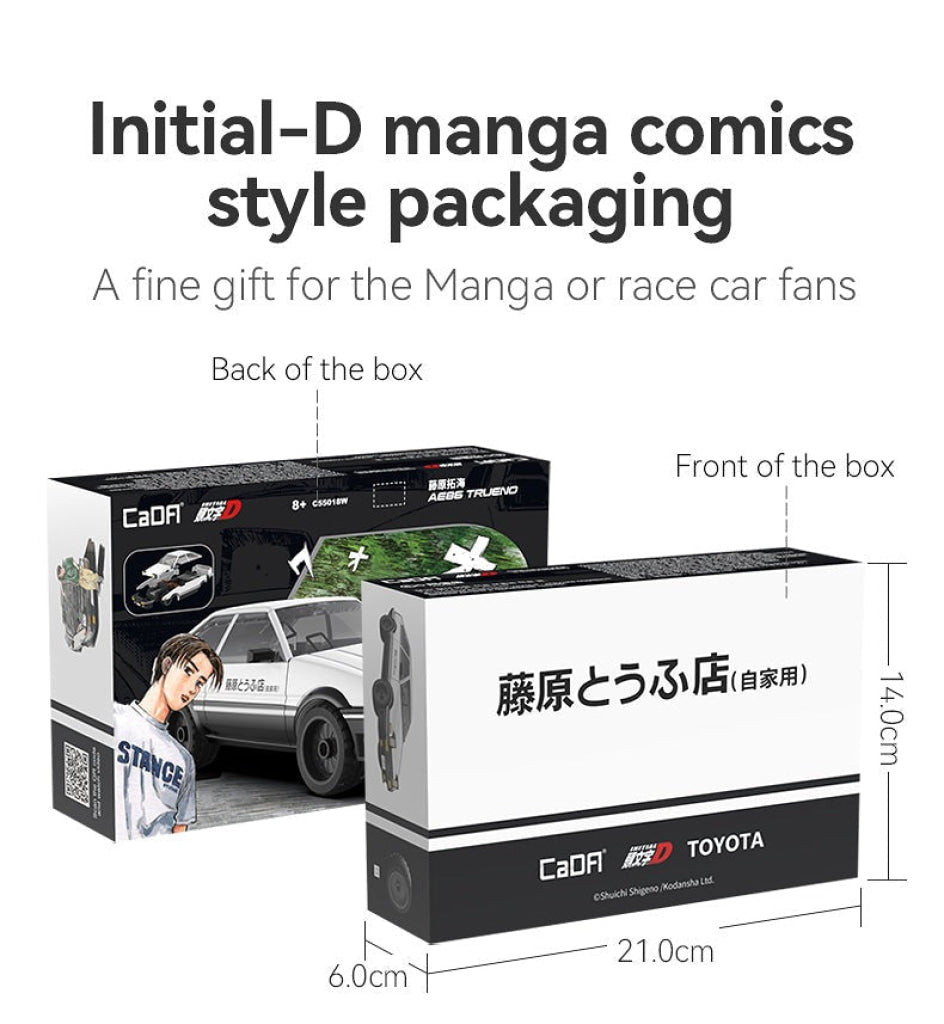 Cada Initial D 1:35 Toyota Trueno Ae86 C55018W