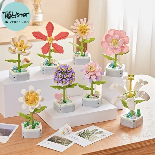Children Creative Flower Building Block Kit