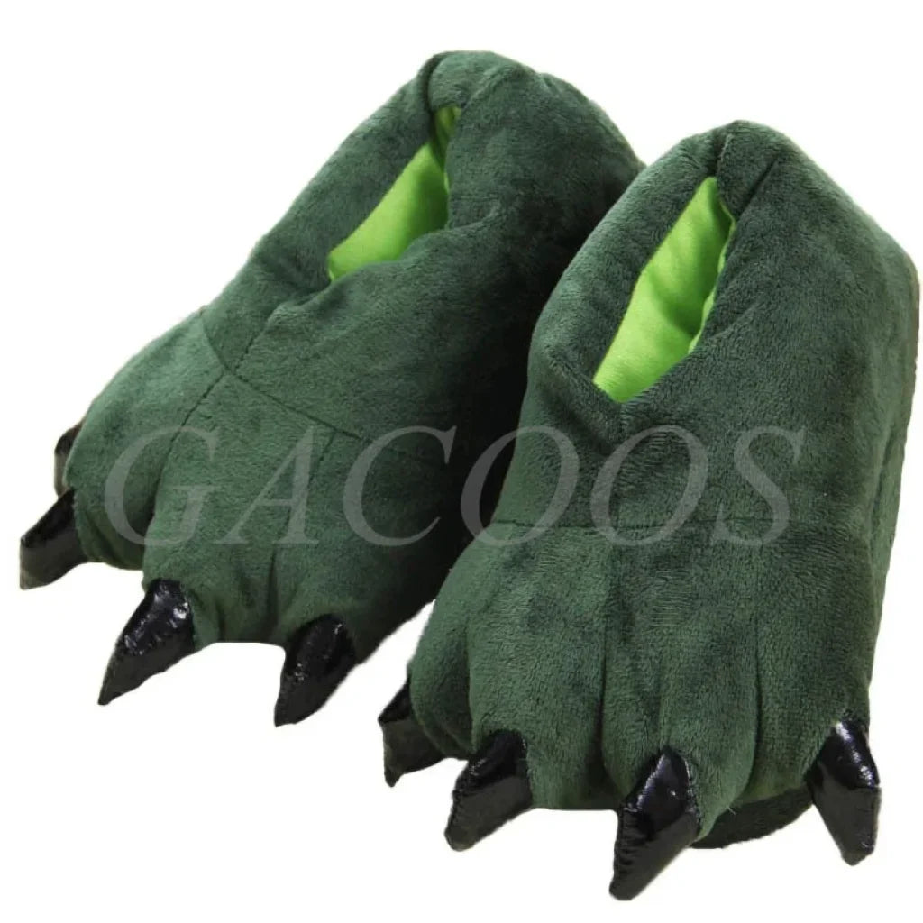 Children Winter Overalls Costume S-Green Slipper / 7-8T(Height115-124Cm