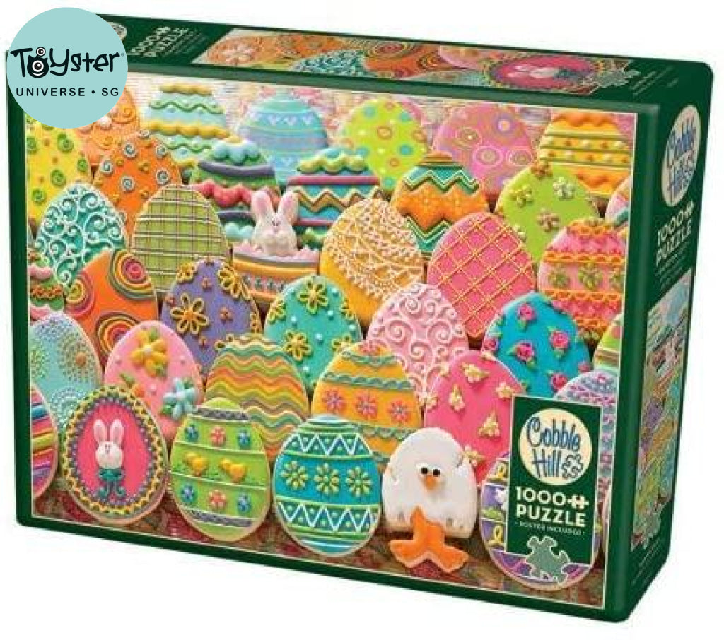 Cobble Hill Easter Eggs 1000 Piece Jigsaw Puzzle
