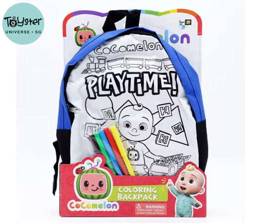 CoComelon Colouring Backpack Reading Toys