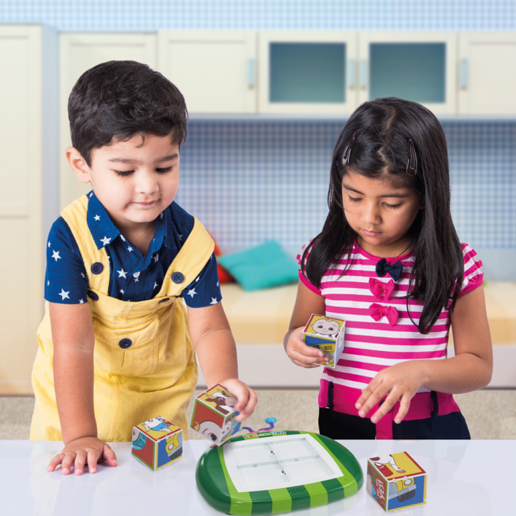 Cocomelon Musical Clever Blocks Reading Toys