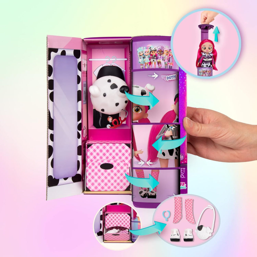 Cry Babies Bff By Dotty Fashion Doll With 9 + Surprises