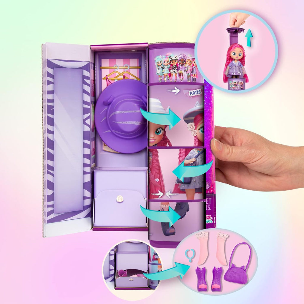 Cry Babies Bff By Katie Fashion Doll With 9 + Surprises