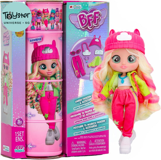 Cry Babies Bff Hannah Fashion Doll With 9 + Surprises