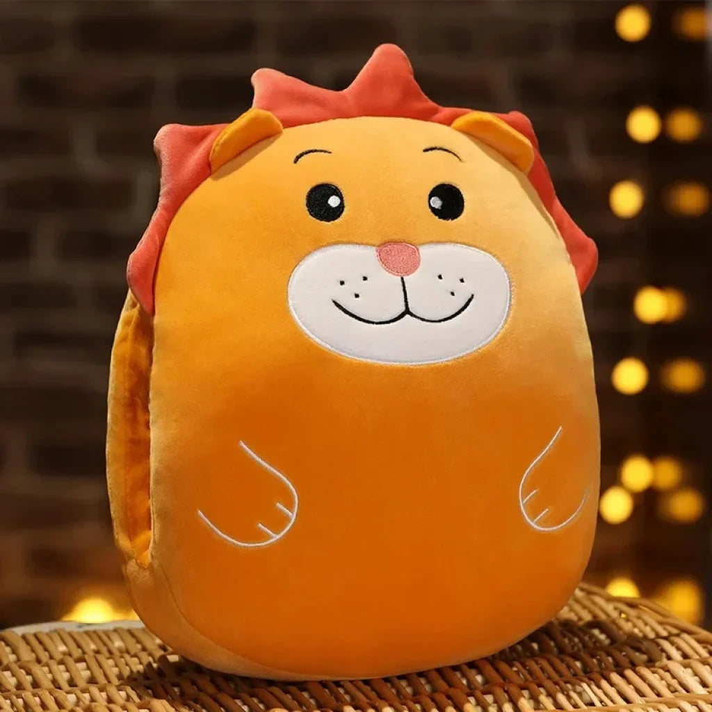 Cute Animals Hand Warmer Pillow Plush Toy - Lion +30 * 25cm