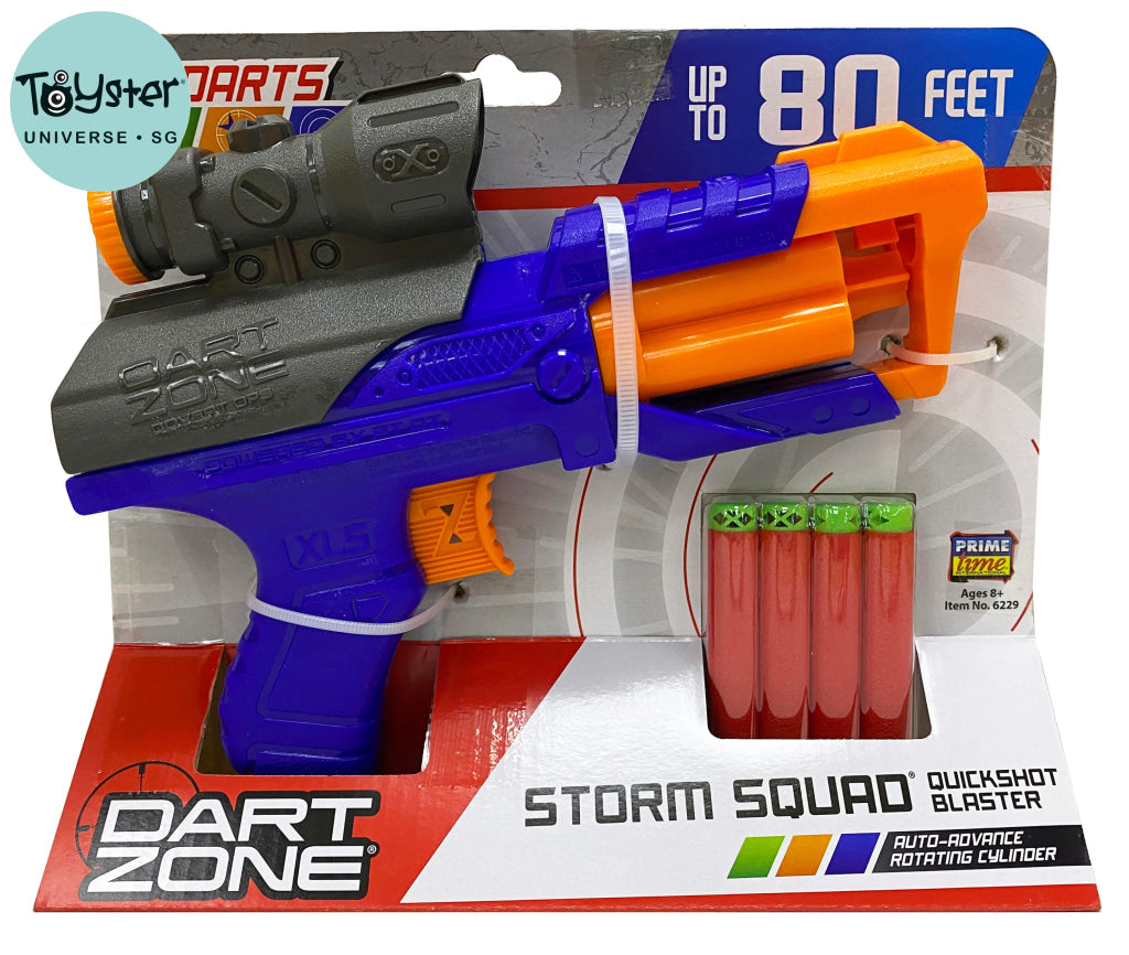 Dart Zone Storm Squad Blaster - Blue