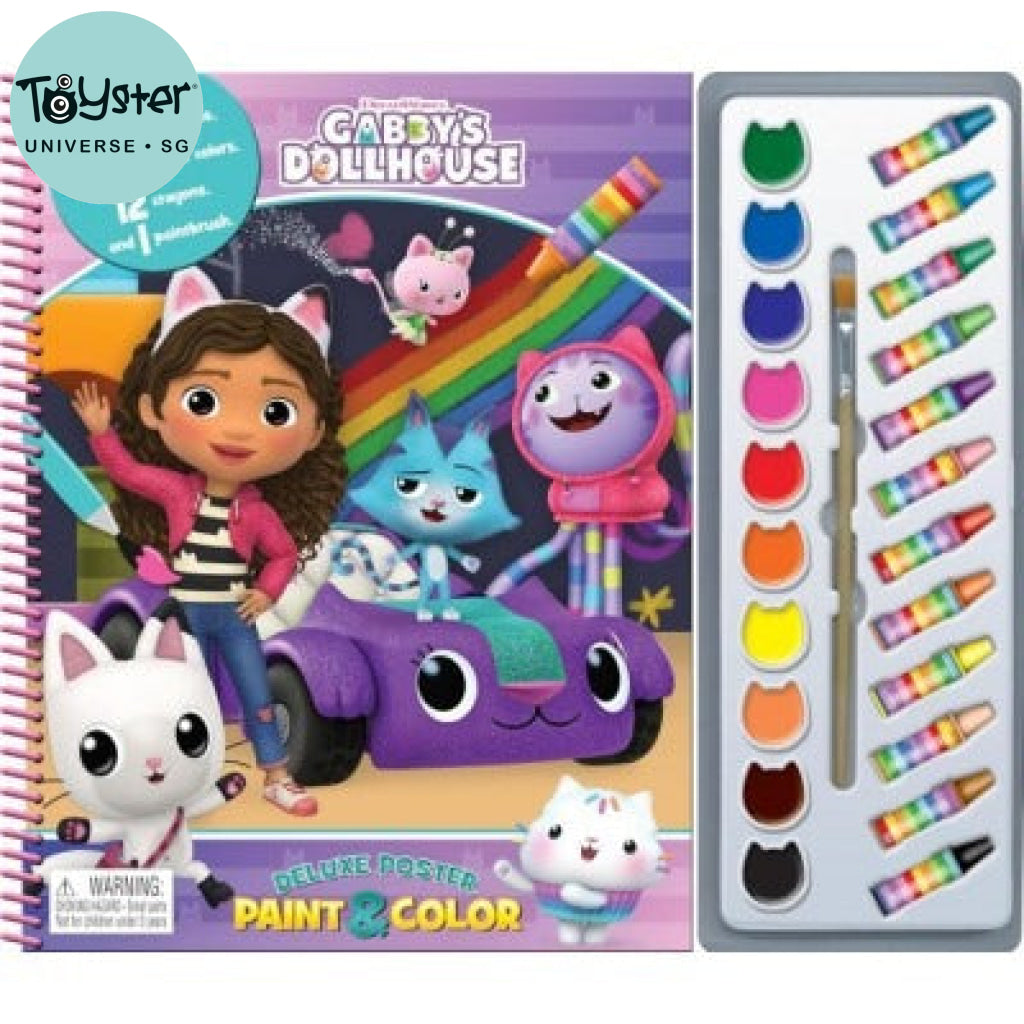 Deluxe Poster Paint & Colour: Gabby’s Dollhouse