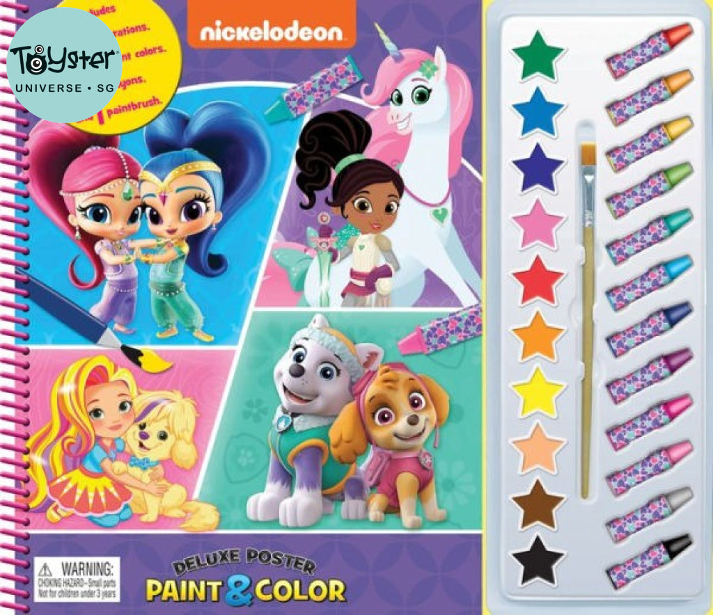Deluxe Poster Paint & Colour: Nick Junior Girls Nickelodeon