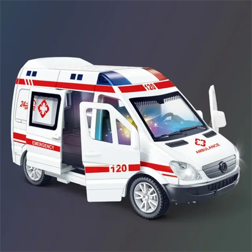 Die-cast Ambulance Fire-Truck Police Mini Car 1:32 - 120