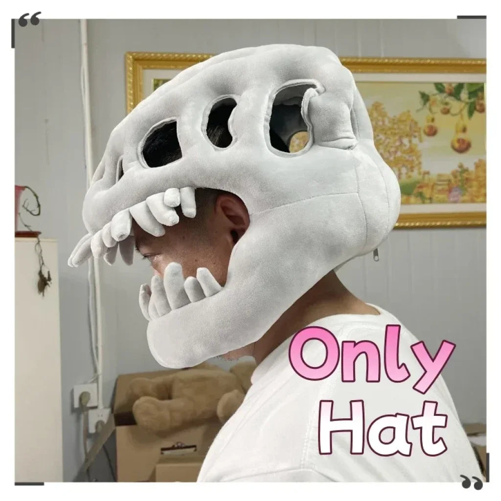 Dinosaur Bone Head Costume Plush - Only Hat