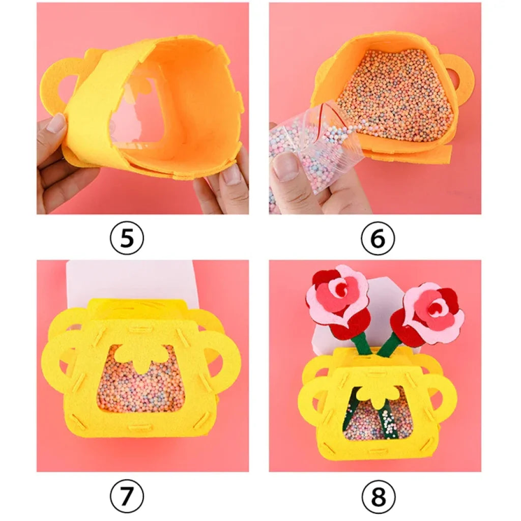 Diy Flower Toys Montessori Arts Crafts