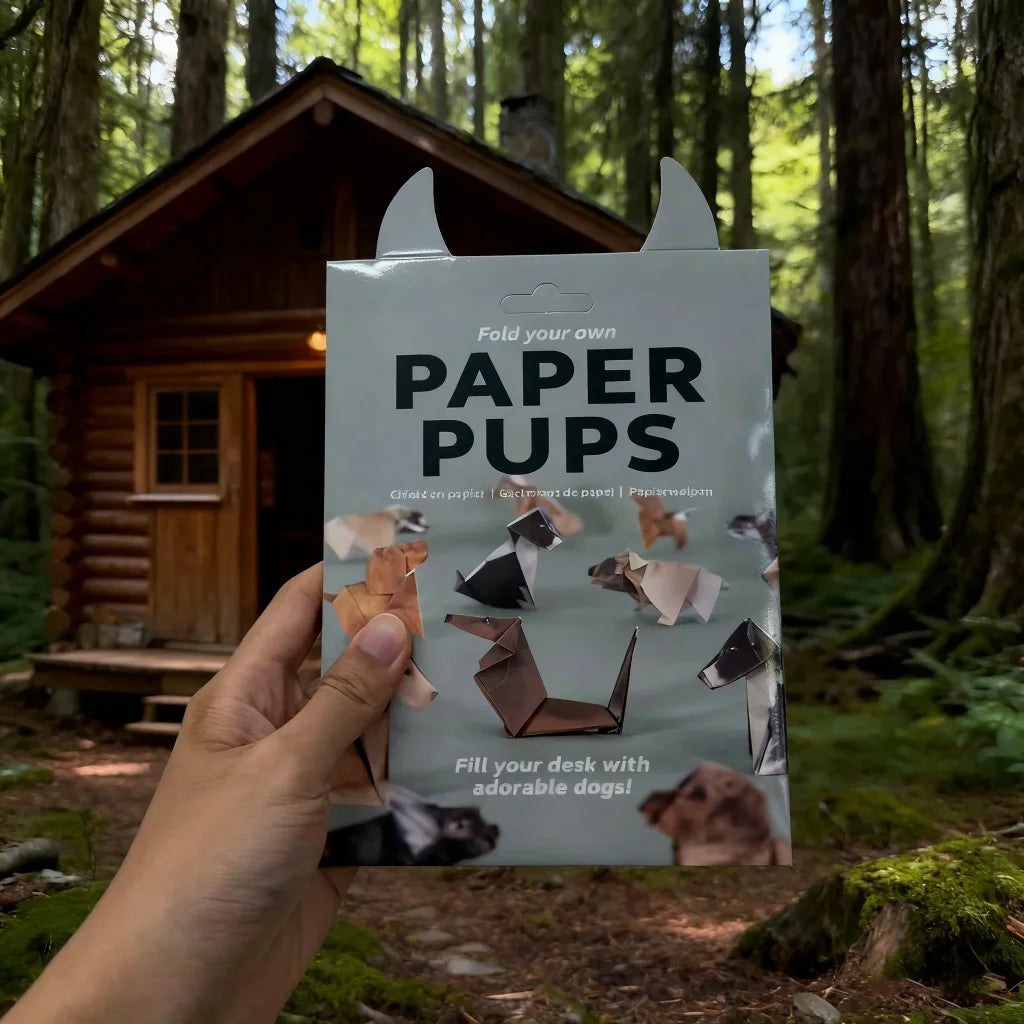 DIY Origami Paper Handmade Animals 50 Sheets - 50pcs set-Dog