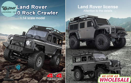 Double E Licensed Land Rover Defender D110 Rock Crawler 1/14 Scale E339-003