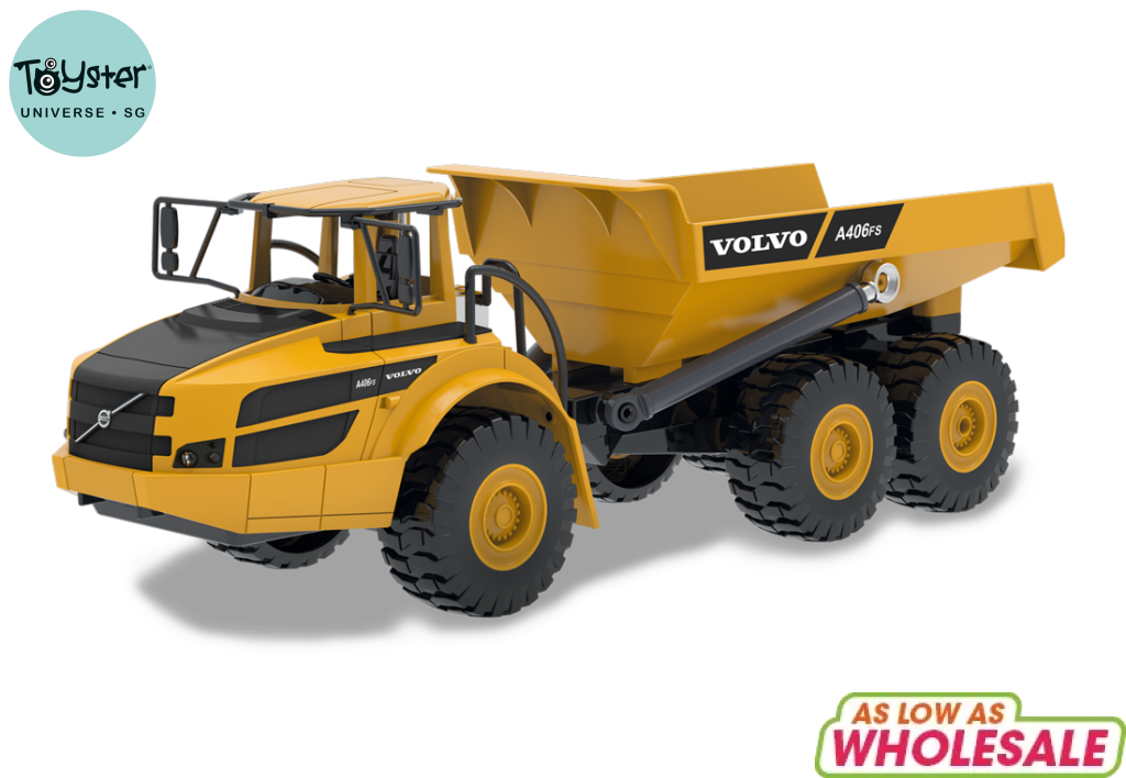 Double E Licensed Volvo Rc Dump Truck 1/26 Scale E581-003