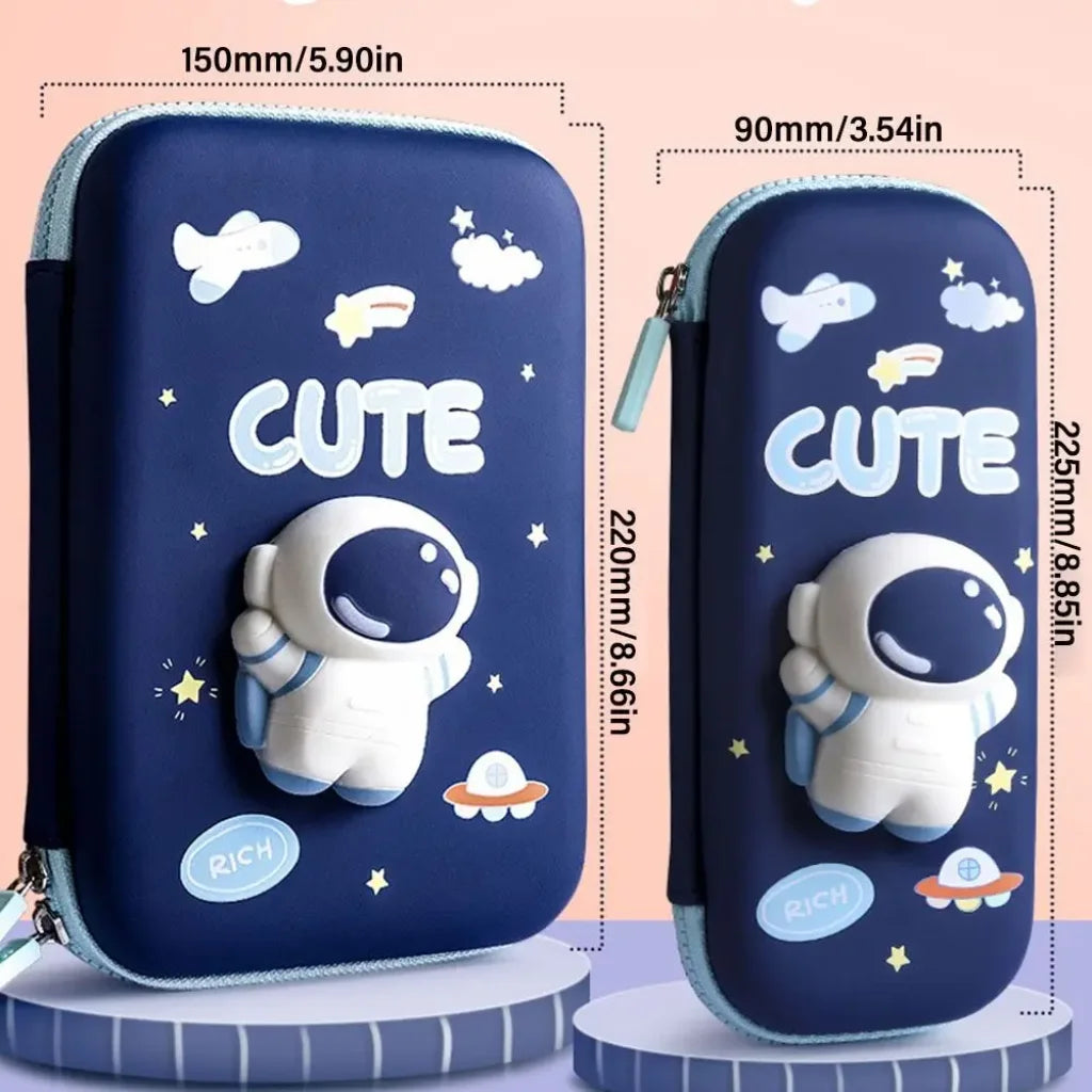 Eva Pencil Case Large Capacity Decompression Double-Layer