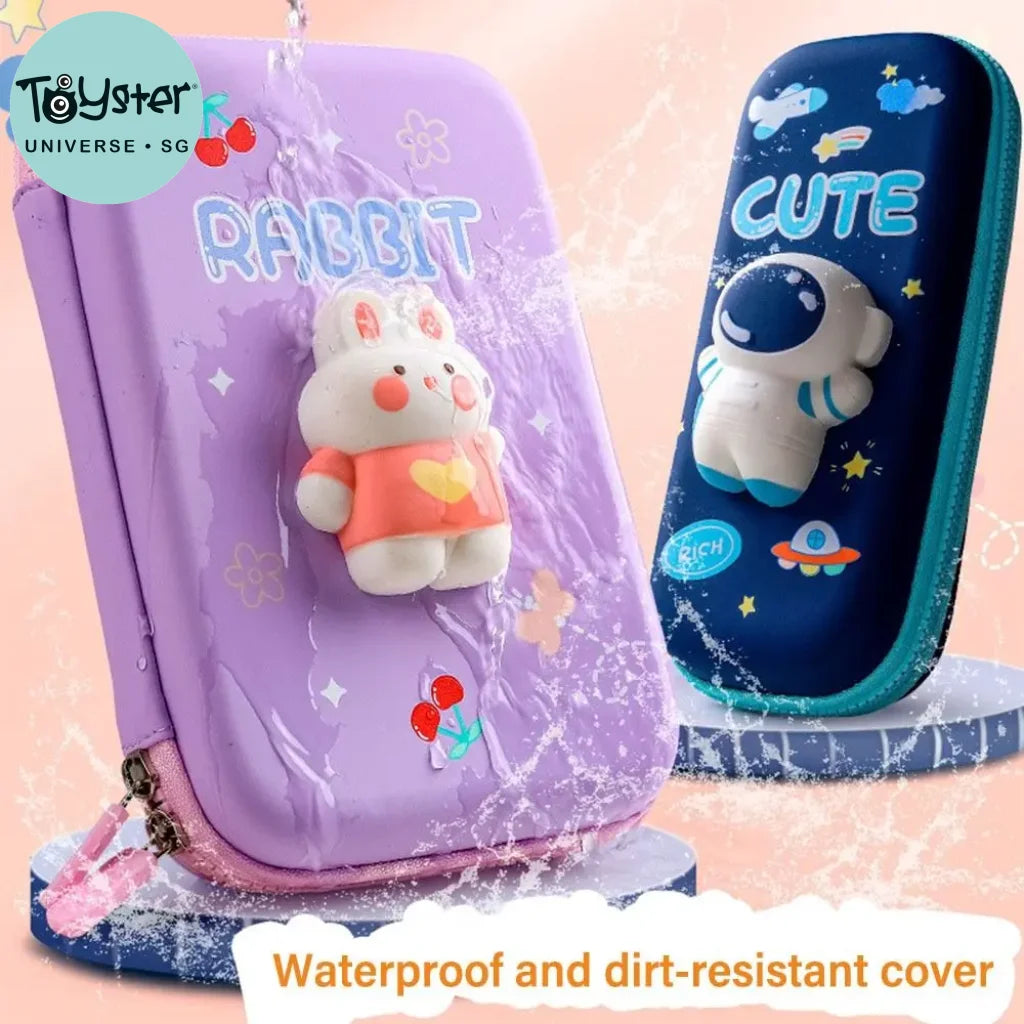 Eva Pencil Case Large Capacity Decompression Double-Layer