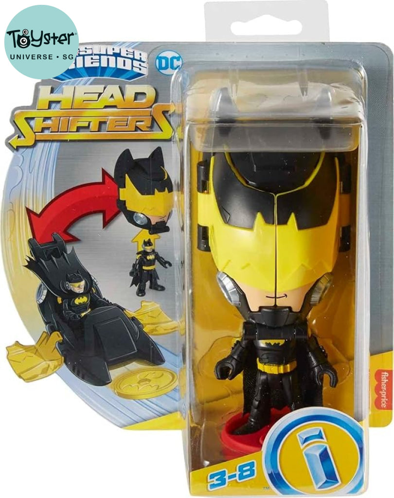 Fisher Price Imx Dc Head Shifters Batman Figure And Batwing Transforming Vehicle