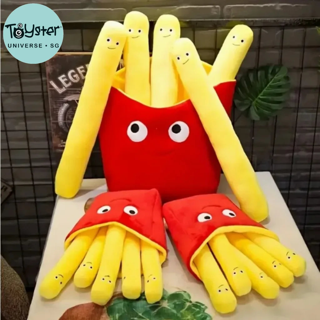 Fries Plush Throw Pillow